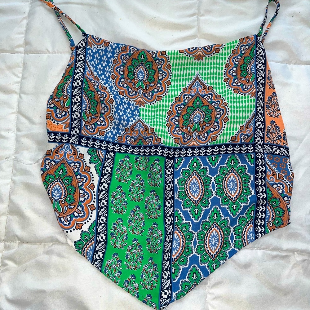 Bandanna Wrap Top